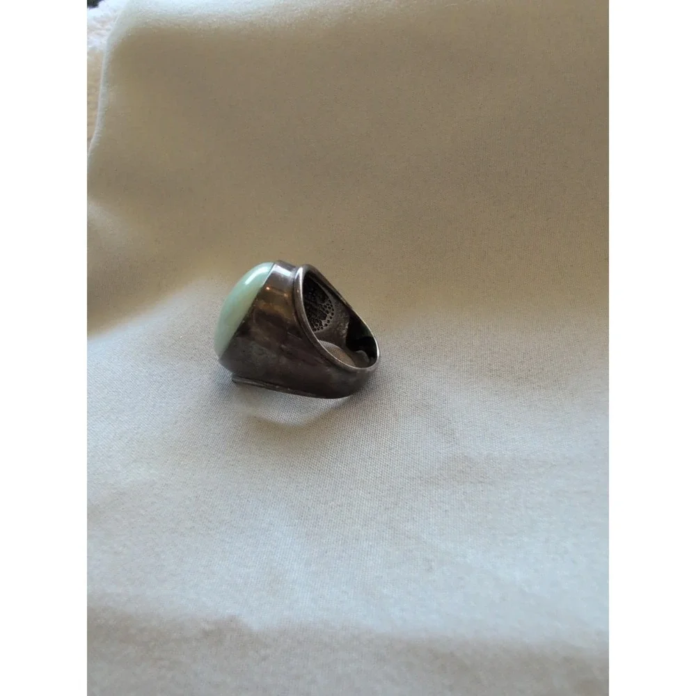 Vintage‎ Sterling Silver 925 Quartz Ring Size 8